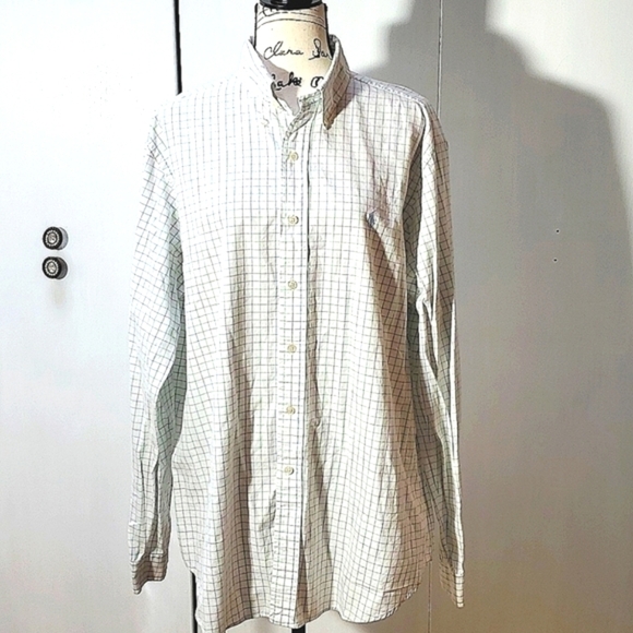 Ralph Lauren Mens Multi-Color White blue pony Shirt Grid pattern  Preppy Sz.XL - Picture 1 of 6